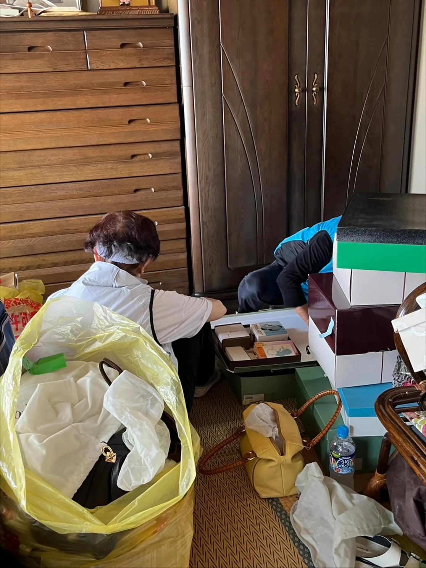 今年の暑い夏の日の現場でした。