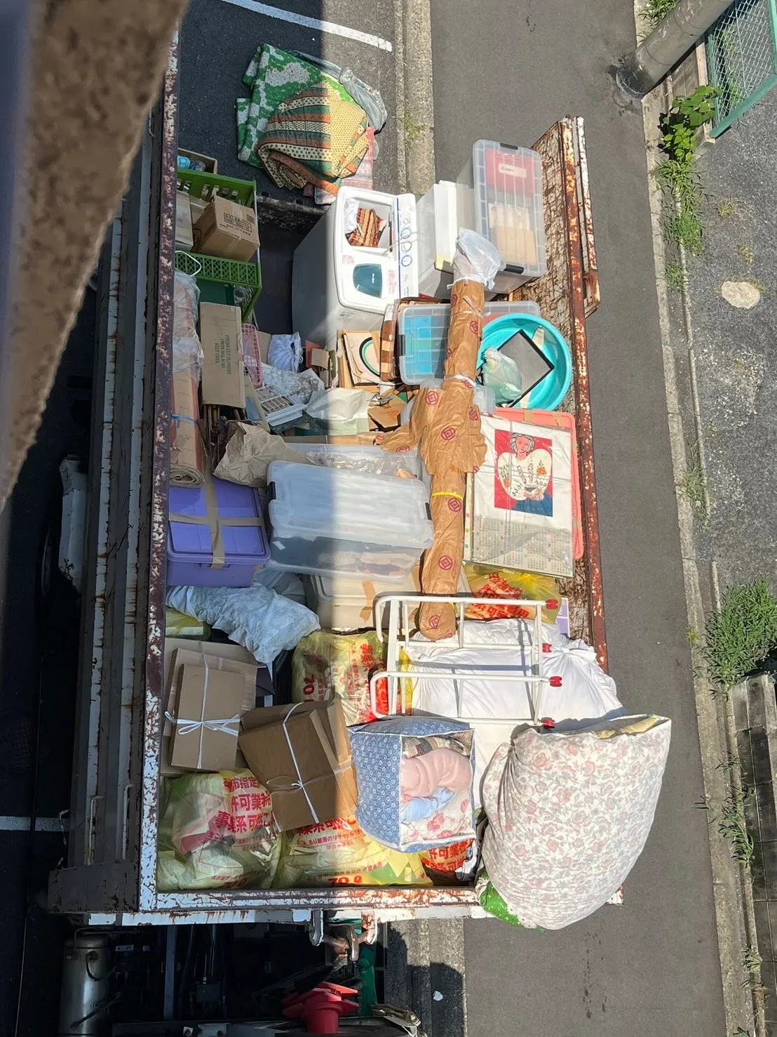 今年の暑い夏の日の現場でした。